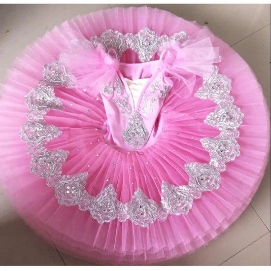 Professional Girls Pancake Tutu Ballerina Performance Costume