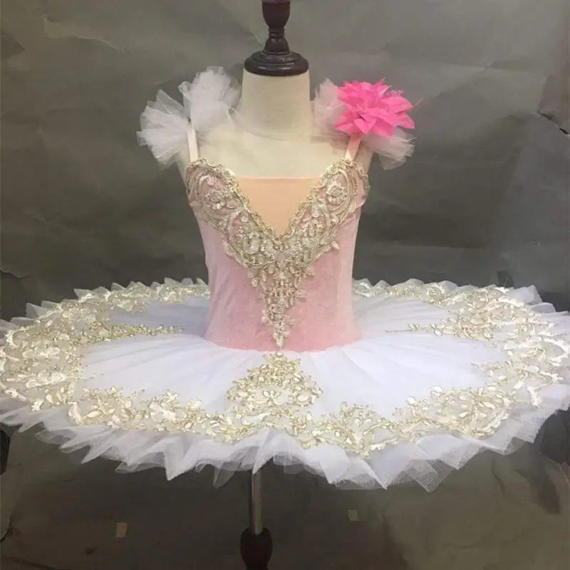 Pink Velvet Professional Pancake Tutus Adult Women Children Ballet Tutu For  Ballerina Performance