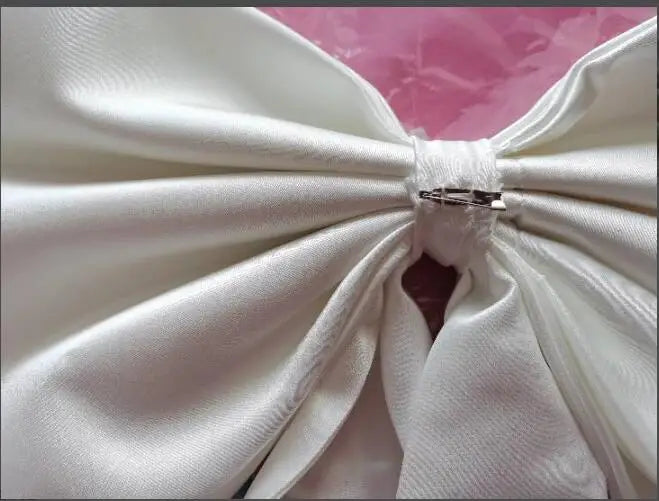 Removable Satin Wedding Dress Bow