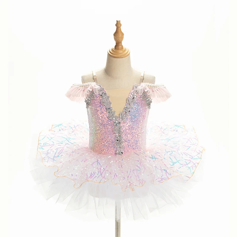 Ballet Skirt Girl Pop Sequin Princess Dress Ballet Tutu Dance Costume