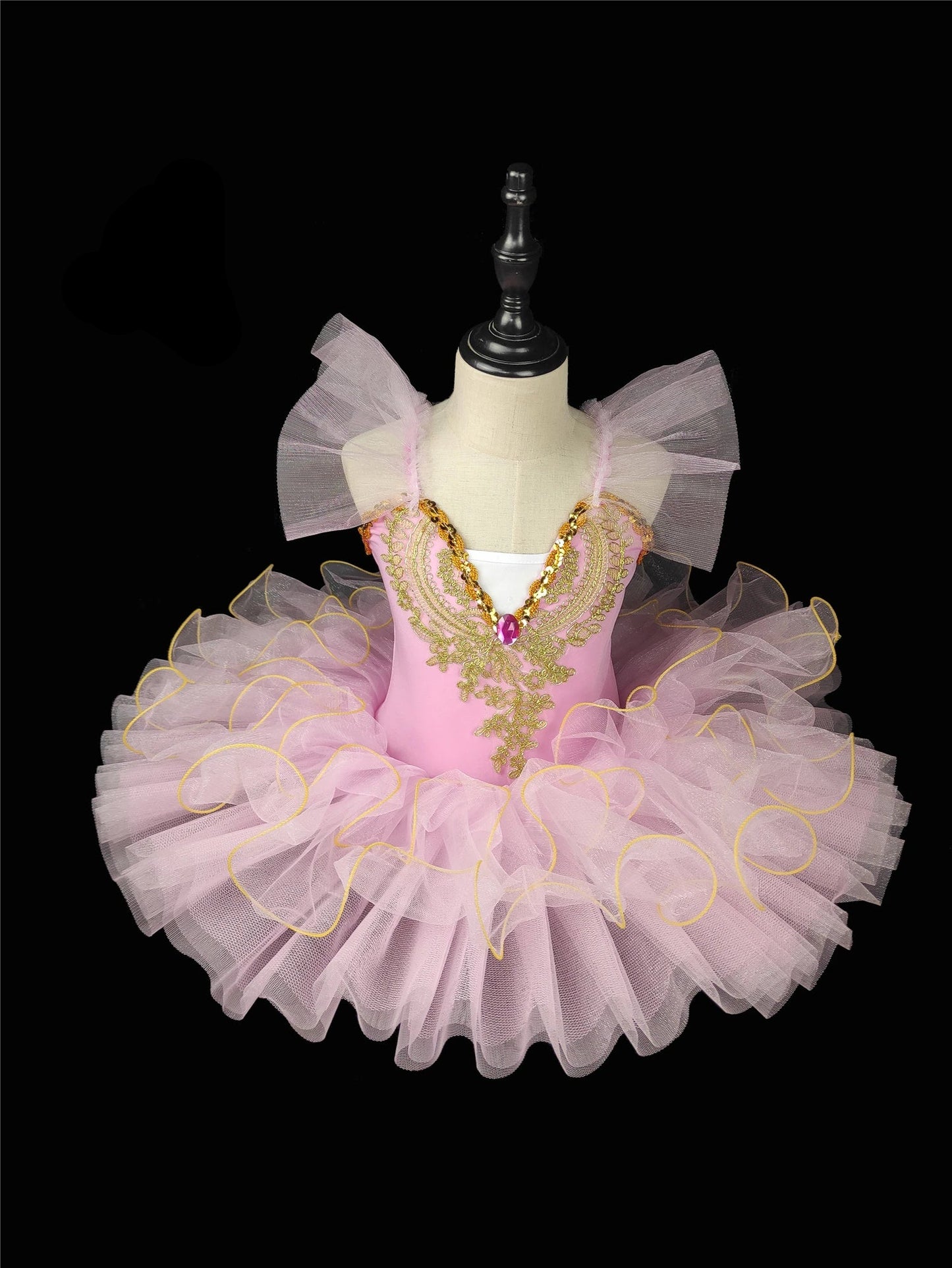 Professional Girls Ballerina Dance Pancake Tutu Ballet Costume