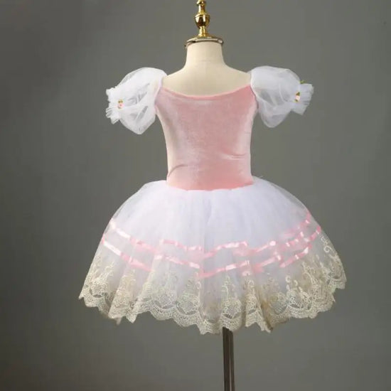 Girls Competition Ballerina Tutu Maiden Dress