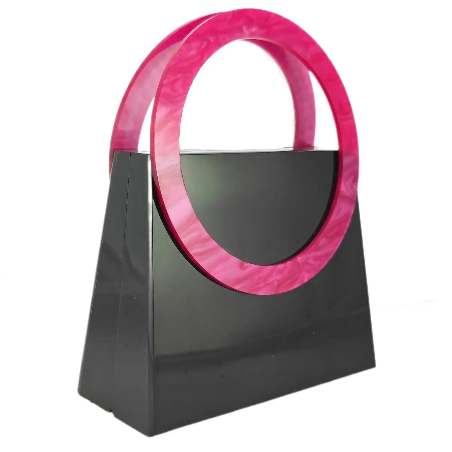 Mini Acrylic Clutch Tote Handbag Fashion Top-Handle Purse