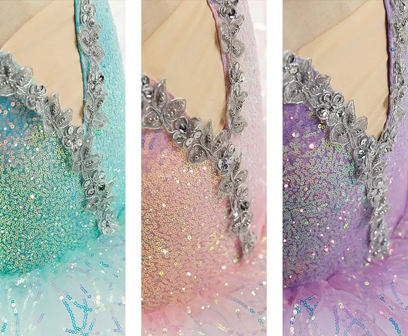 Ballet Skirt Girl Pop Sequin Princess Dress Ballet Tutu Dance Costume