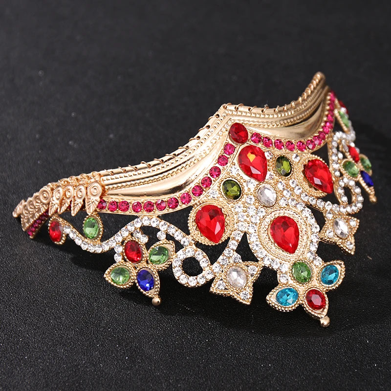 Party Tiara Crown Crystal Rhinestone Retro Style Hair Accessory, Be the head of the show with our Retro Tiara Crown! T