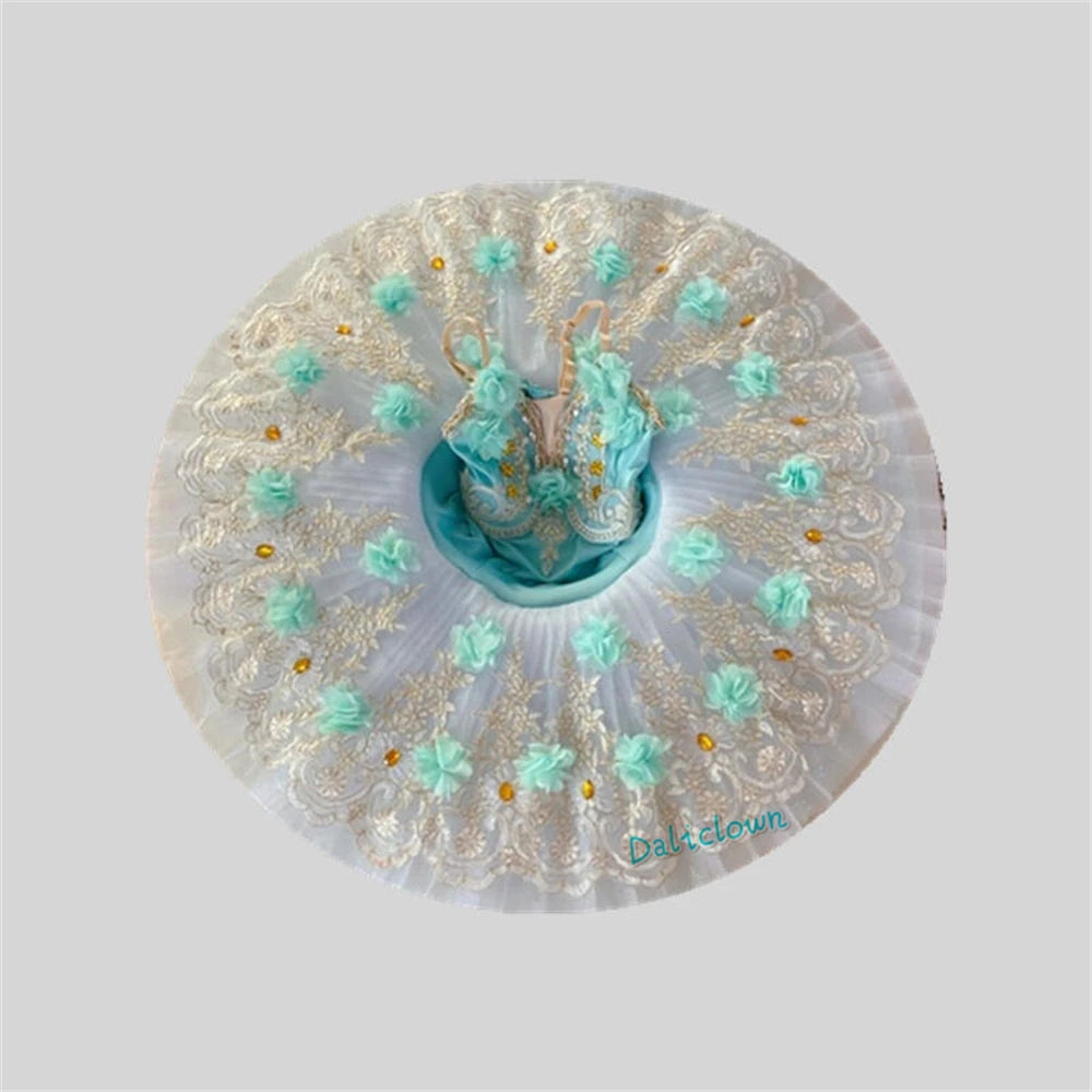 Girls Ballet Tutu Dress Princess Pancake Stage Dance Costume