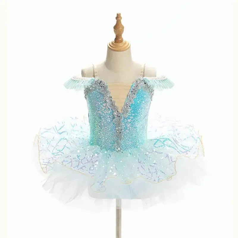 Ballet Skirt Girl Pop Sequin Princess Dress Ballet Tutu Dance Costume