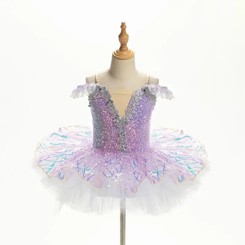 Ballet Skirt Girl Pop Sequin Princess Dress Ballet Tutu Dance Costume