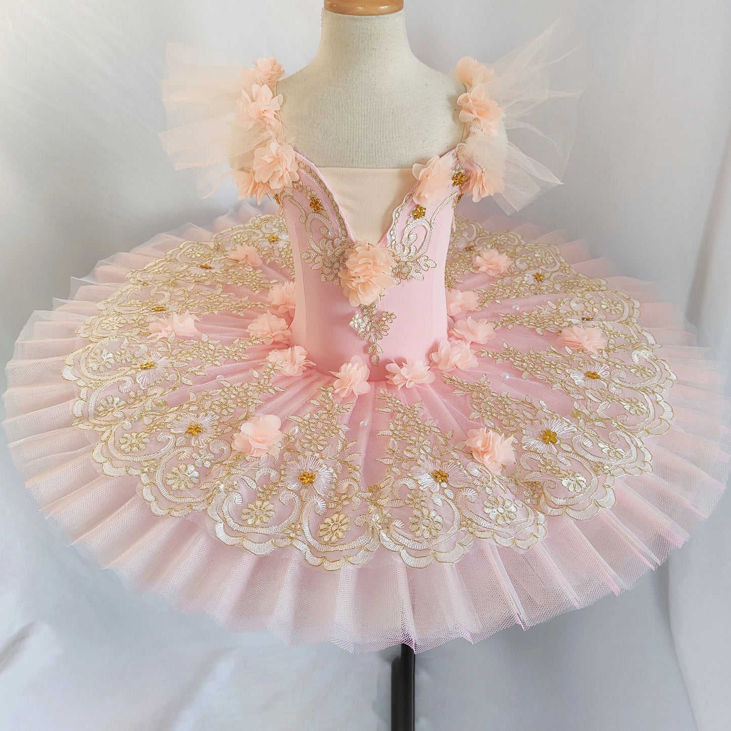 Professional Ballet Tutu Girls Pink Platter Pancake Tutu Ballerina Dance Costume