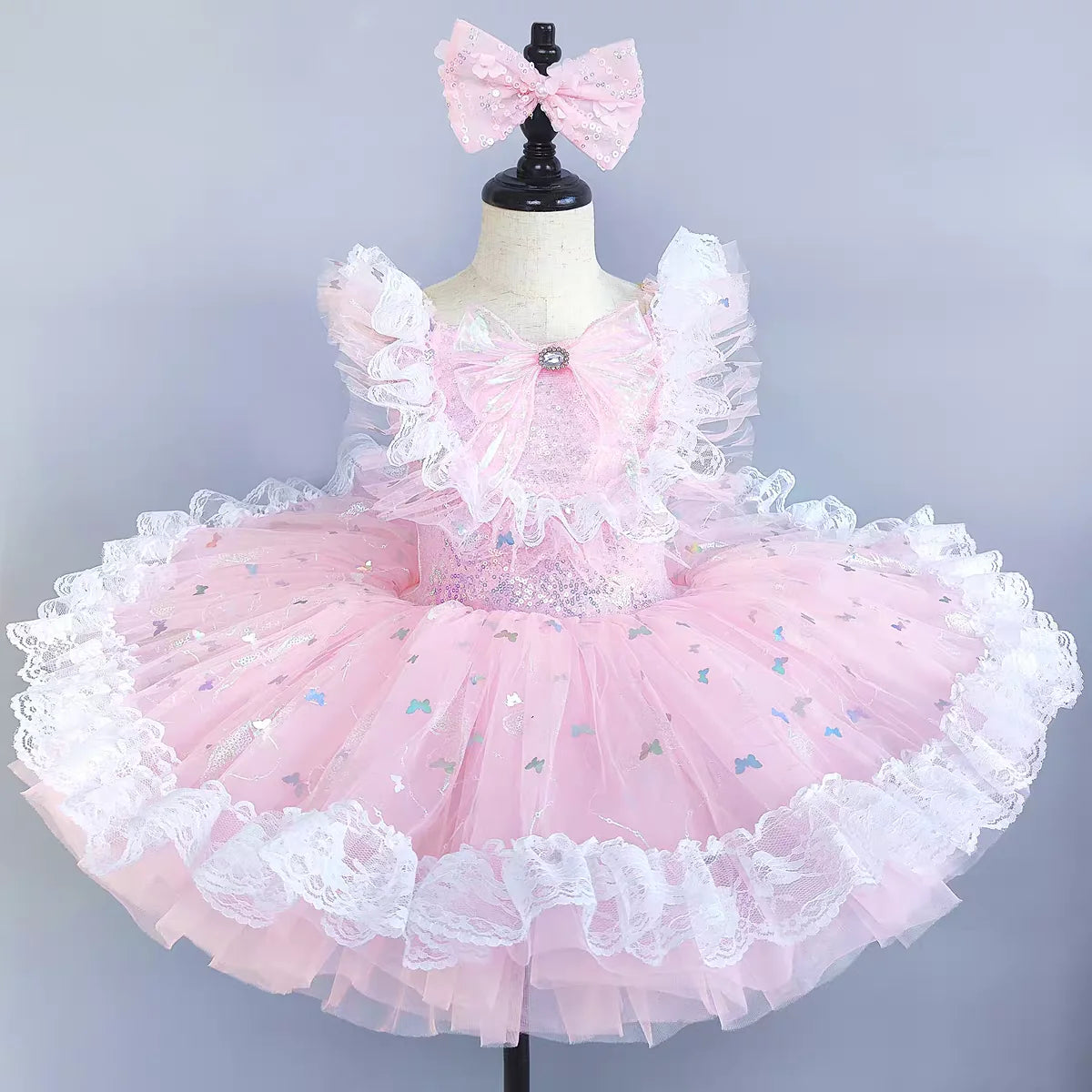 Girls Ballet Tutu, Ballerina Party Dance Costume Dress