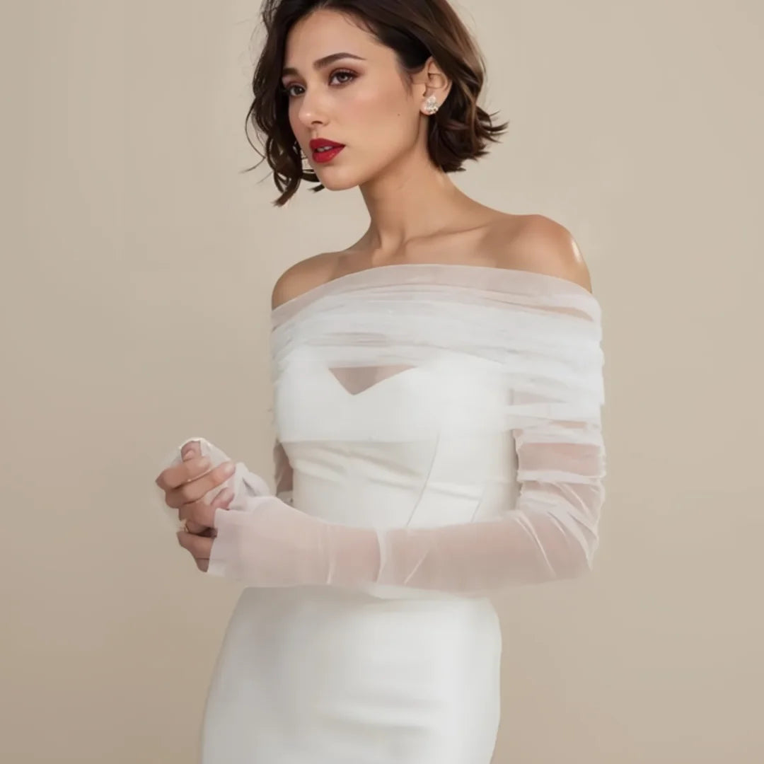 Shoulder Wrap Detachable Sleeve Wedding Dress Accessory