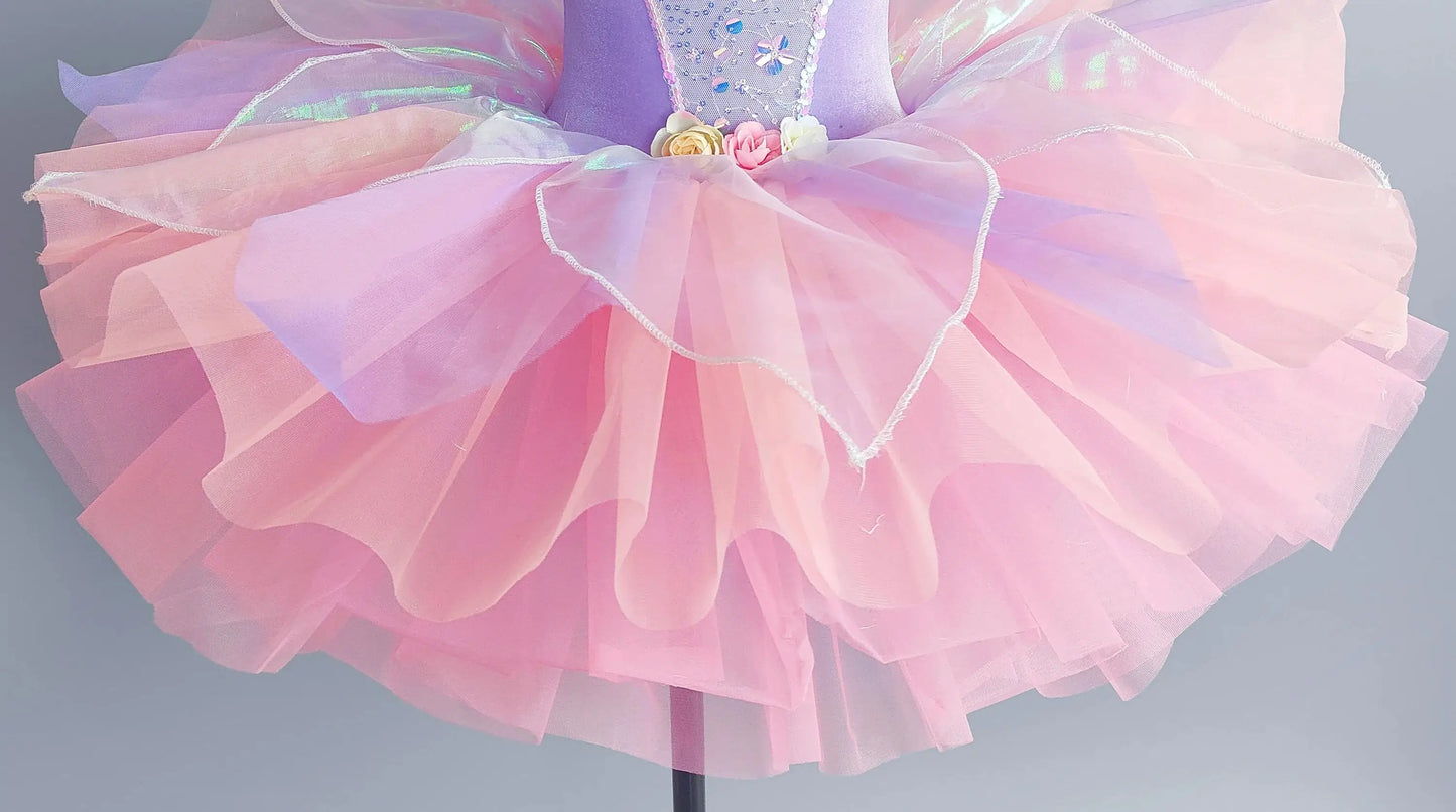 Kids Ballet Dress Dance Skirts Tutu Dance Princess Performance Costume