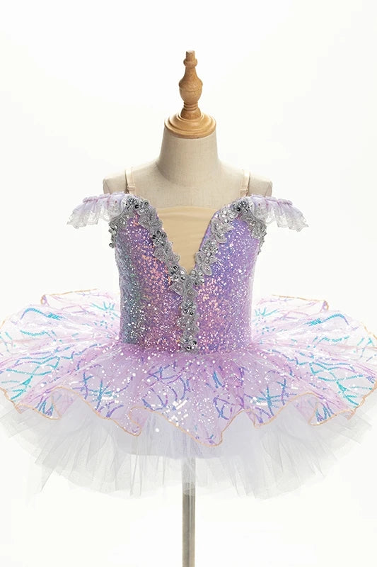 Ballet Skirt Girl Pop Sequin Princess Dress Ballet Tutu Dance Costume