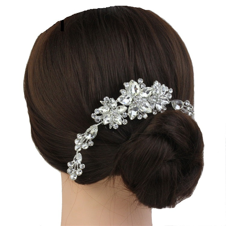 Bridal Hair Comb Clear Pave Crystal Rhinestone Bridal Headpiece, Sparkle like a star on your special day with our Art Deco Hair Comb!