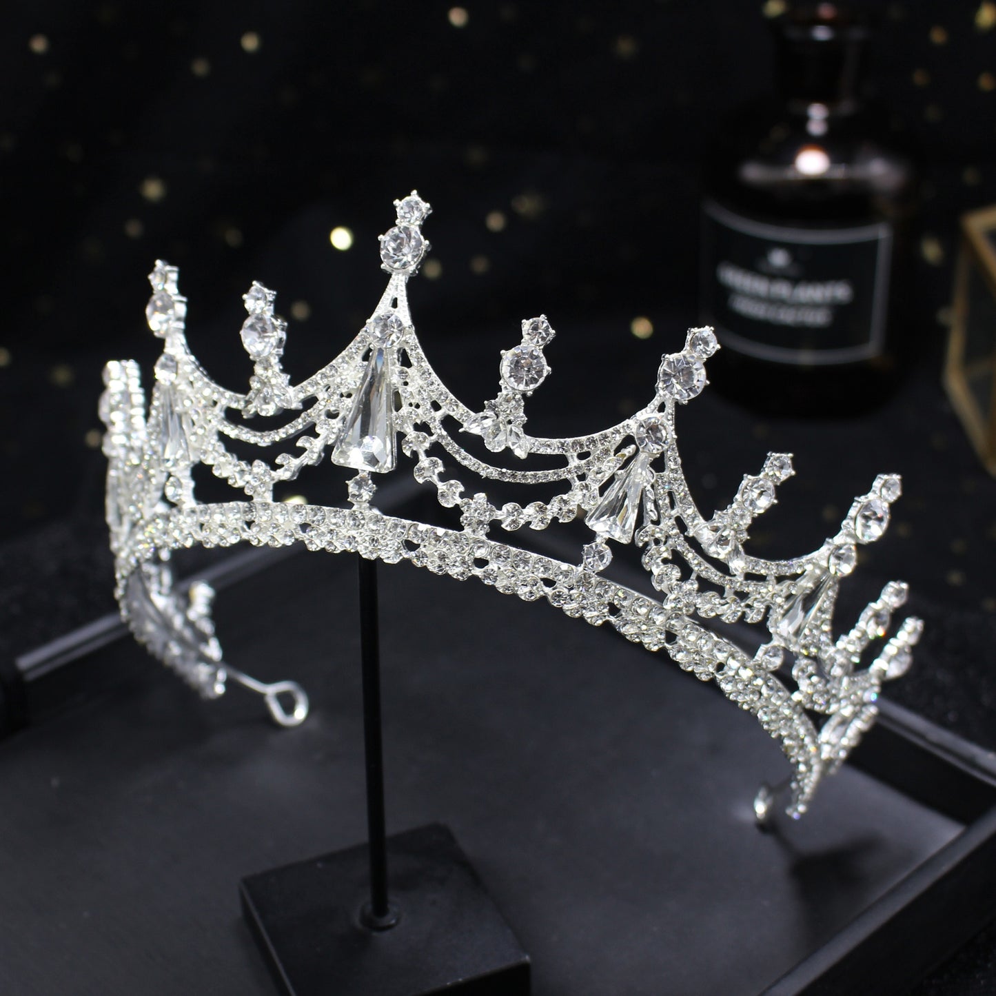 Royal Princess Crystal Rhinestone Wedding Tiara Crown