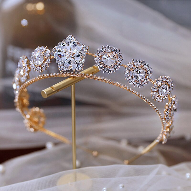 Stunning Crystal Bridal Tiara Headpiece Wedding Crown Hair Accessory