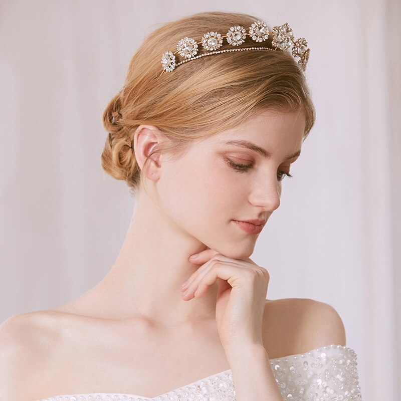Stunning Crystal Bridal Tiara Headpiece Wedding Crown Hair Accessory