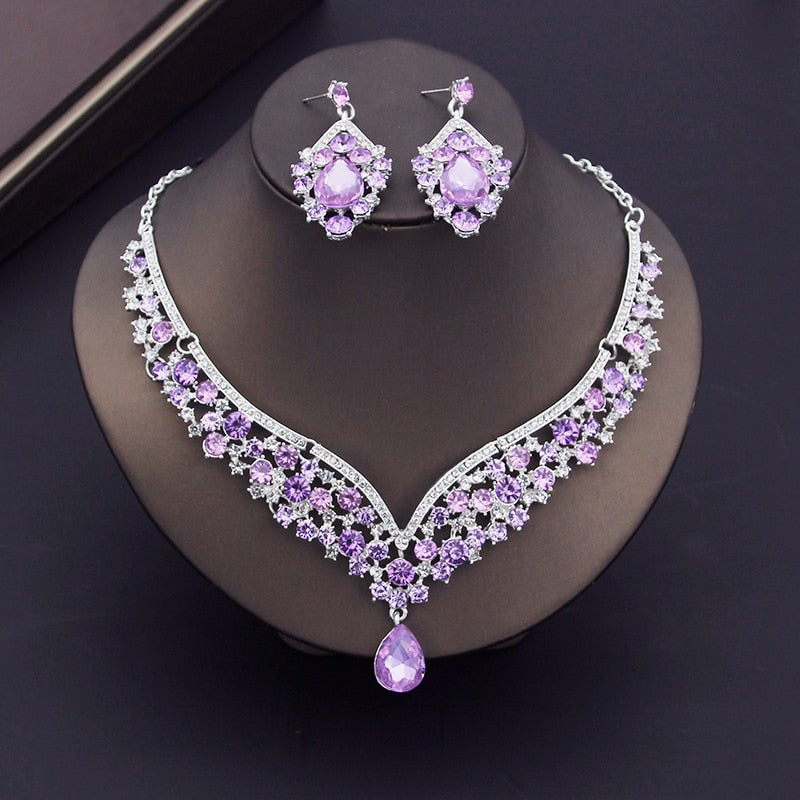 Ultimately Luxurious Necklace & newest Earrings Set