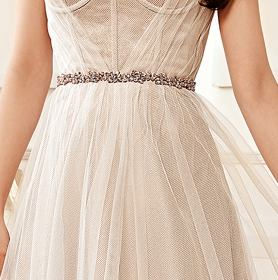 Wedding Dress Shimmer Corset Sparkle Tulle Bridal Gown