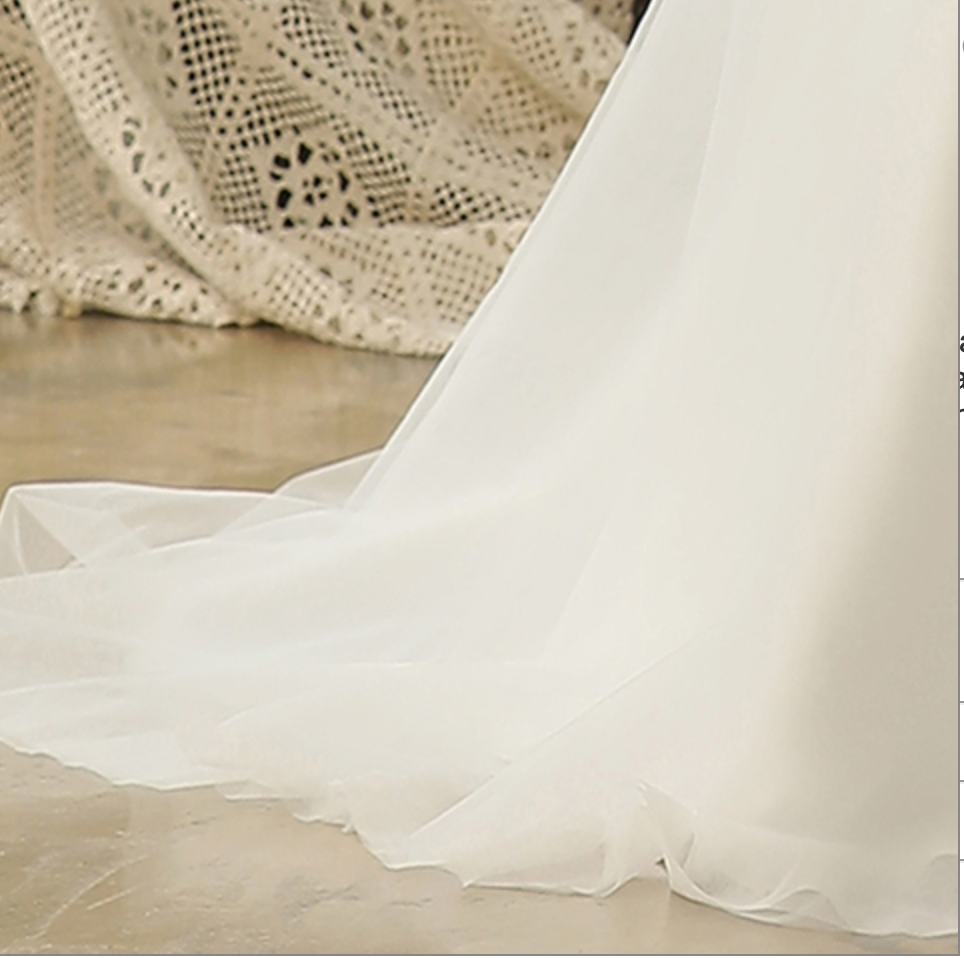 Wedding Dress Off-The-Shoulder Beading Lace Pleating A Line