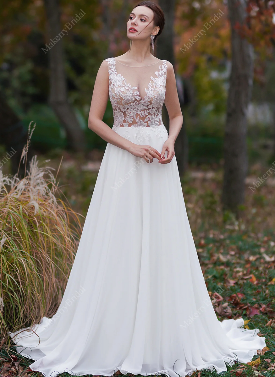 Tea Length Wedding Dresses  Wedding Beach Bridal Dress – TulleLux Bridal  Crowns & Accessories