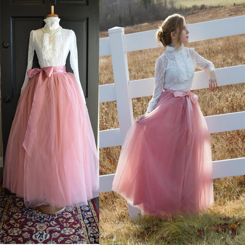 Layered tulle skirt jewelry hotsell