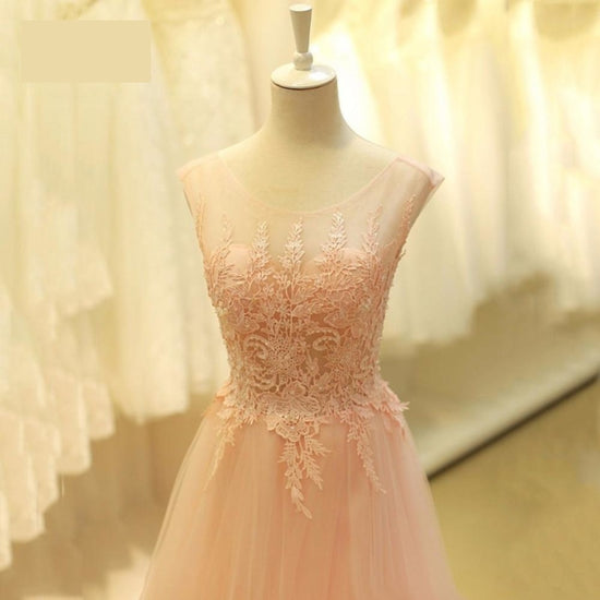 Tulle Lace Prom Dress Bare Back Party Dress - TulleLux Bridal Crowns &  Accessories 