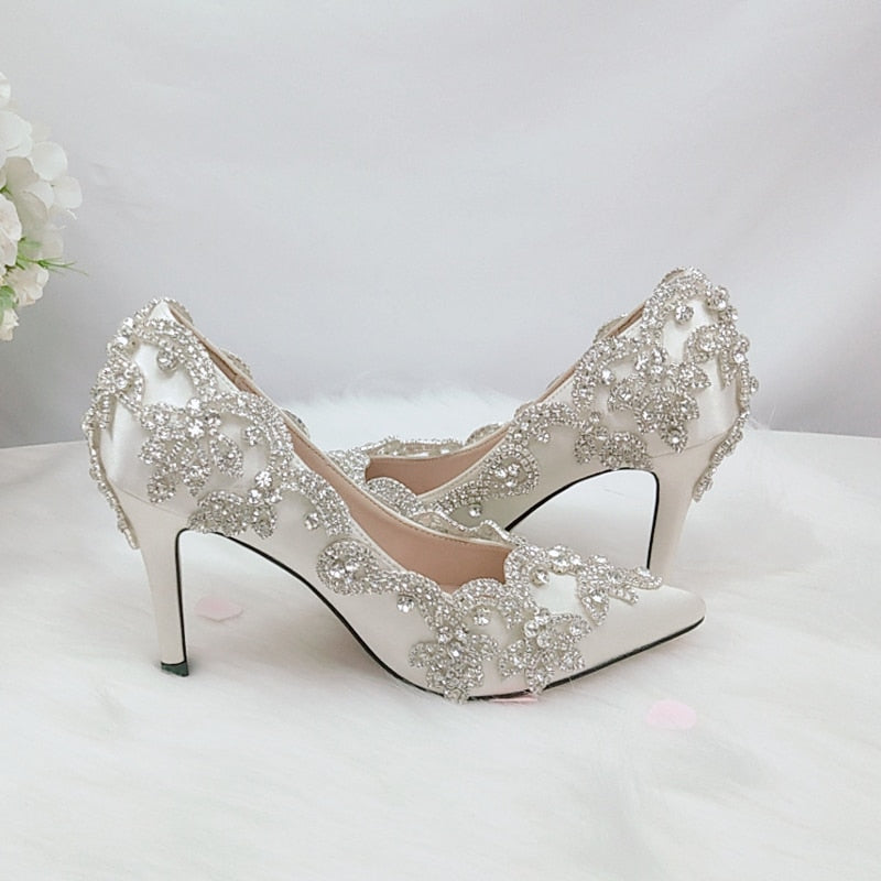 High heel wedding shoes on sale