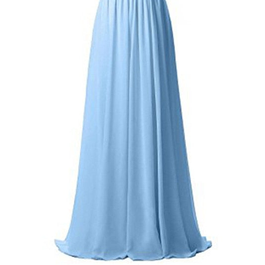 Strapless Plus Size Long Bridesmaids Dresses Wedding Party Prom Gown - TulleLux Bridal Crowns &  Accessories 
