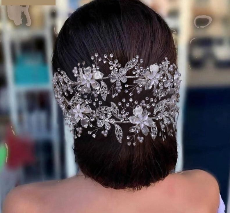 Luxurious Bridal Headband Rhinestone Wedding Hair Accessory 10 Styles