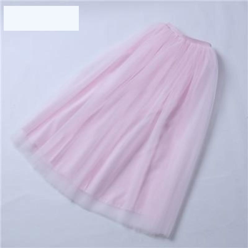 4 Layer Maxi Ankle Length Organza  Bridesmaid Wedding Skirt One Size - TulleLux Bridal Crowns &  Accessories 