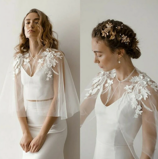 New Bridal Fashion Trend, Shoulder Shawls for 2021