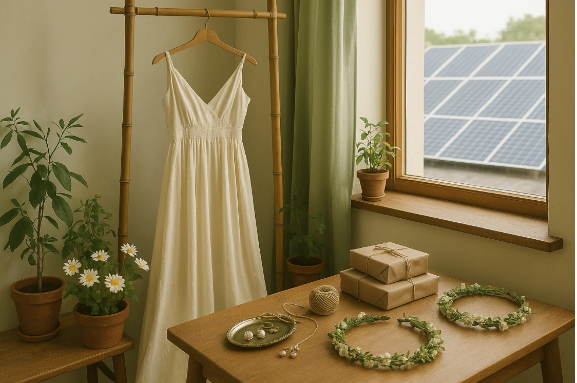 sustainable wedding fashion