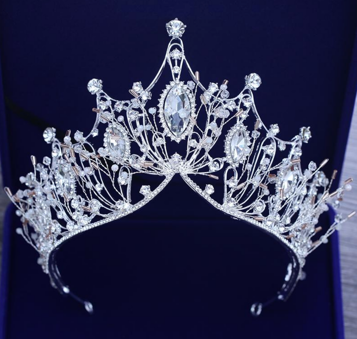 Crystal Tiara Crowns | TulleLux Bridal Crown and Accessories – TulleLux ...