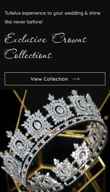 Buy Pretty and Unique Wedding Dresses Accessories – TulleLux Bridal Crowns  & Accessories