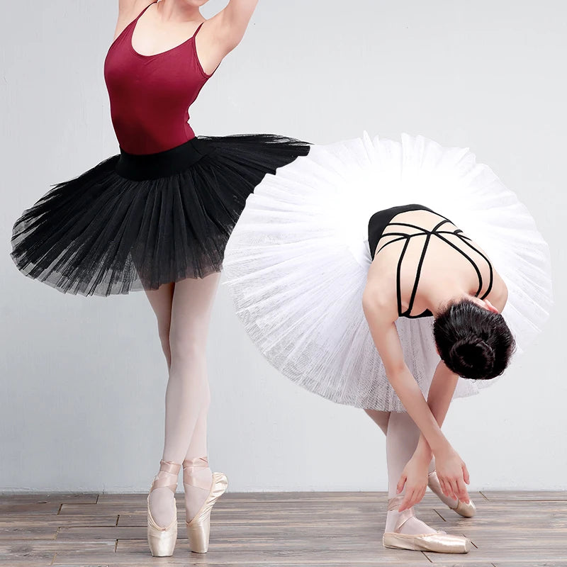 Professional Ballet Pancake Tutu Adult Dance Skirt Performance Costume