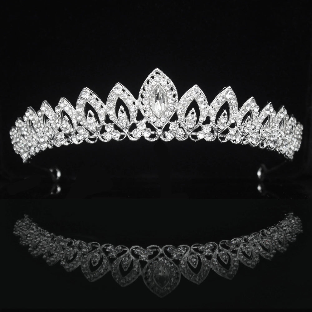 
                      
                        Gorgeous Crystal Bridal Birthday Party Tiara Crown Hair Accessory
                      
                    