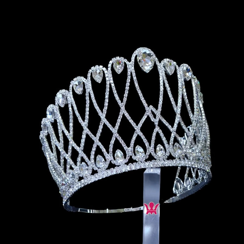 
                      
                        Austrian Rhinestones Crystal Pageant Crowns Tiara
                      
                    