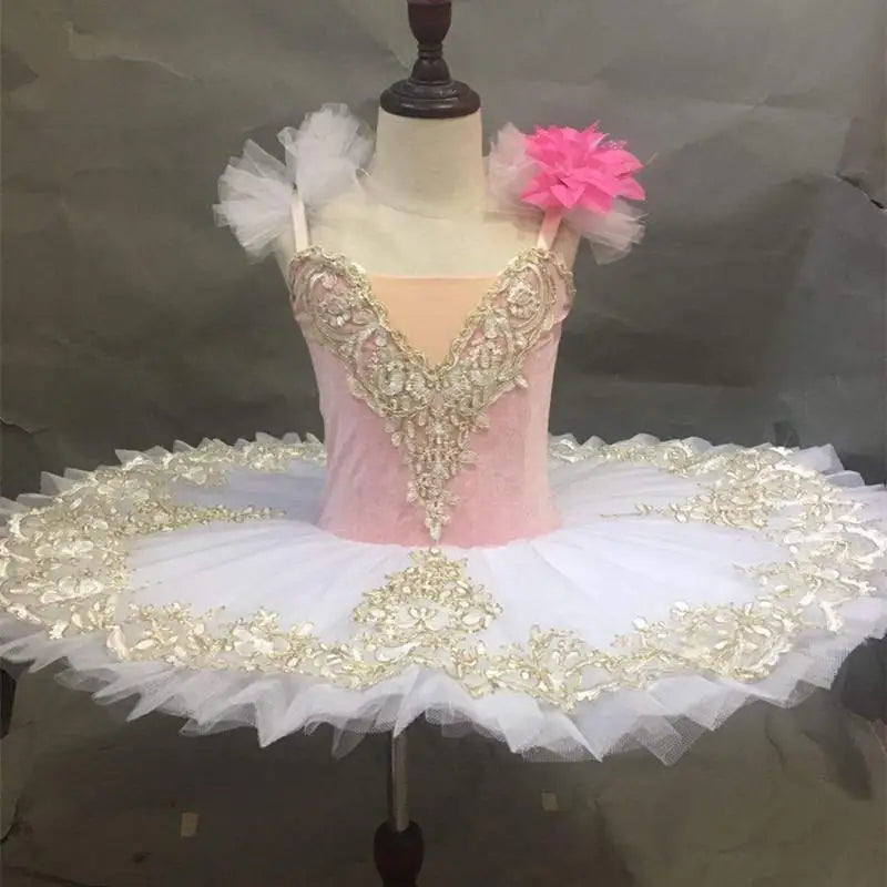 Velvet Professional Ballet Tutus Kids  Pancake Ballerina Costume