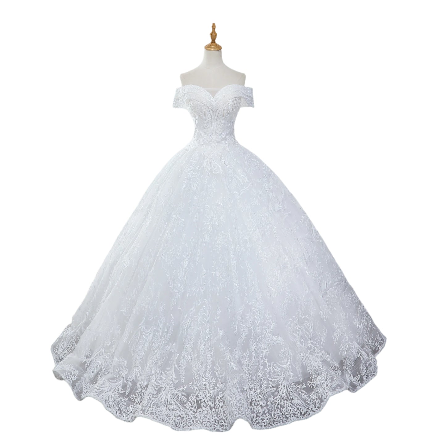 Beaded Lace Sweetheart Wedding Dresses A Line Gown Princess Stylish Lace up Back