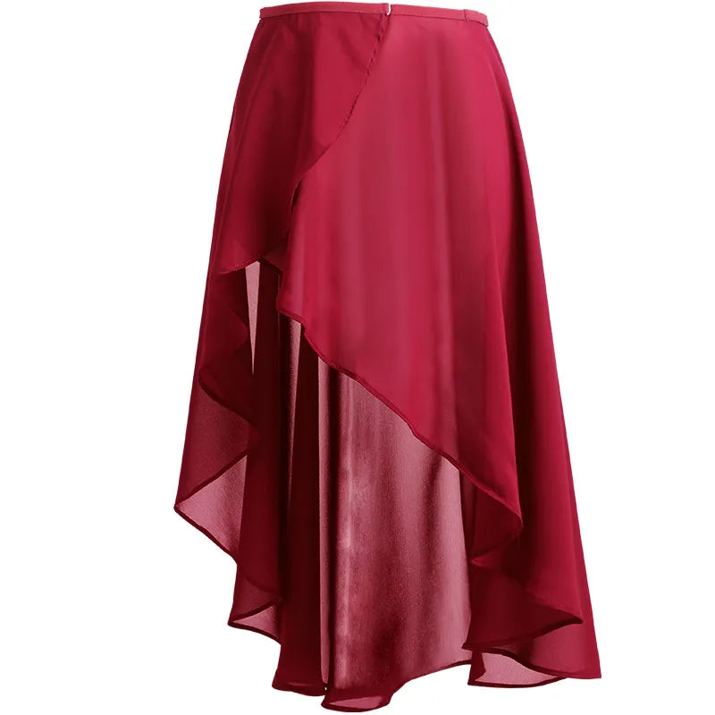 
                      
                        Ballet Skirt Adult Long Wrap Chiffon Skirt Ballerina Dance Wear
                      
                    