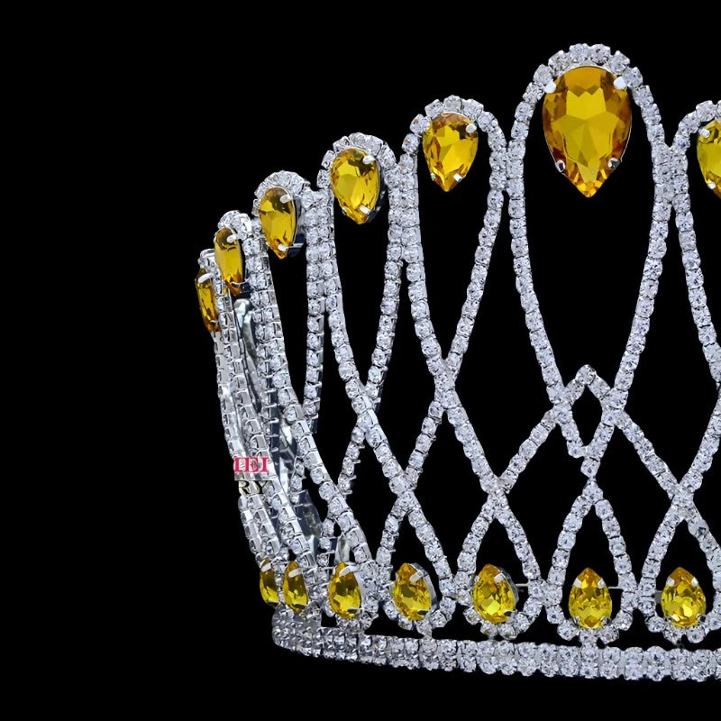 
                      
                        Austrian Rhinestones Crystal Pageant Crowns Tiara
                      
                    