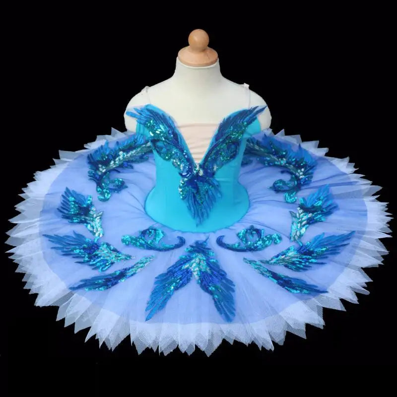 Blue Bird Professional Ballet Tutu Ballerina Dress Dance Costume