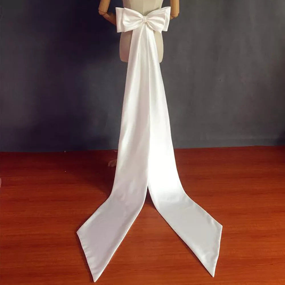 Removable Satin Wedding Dress Bow