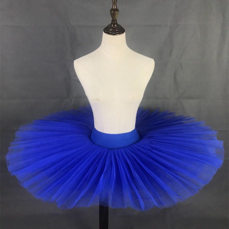 Professional Ballet Girls Practice  Pancake Tutu Skirts 6 Layers