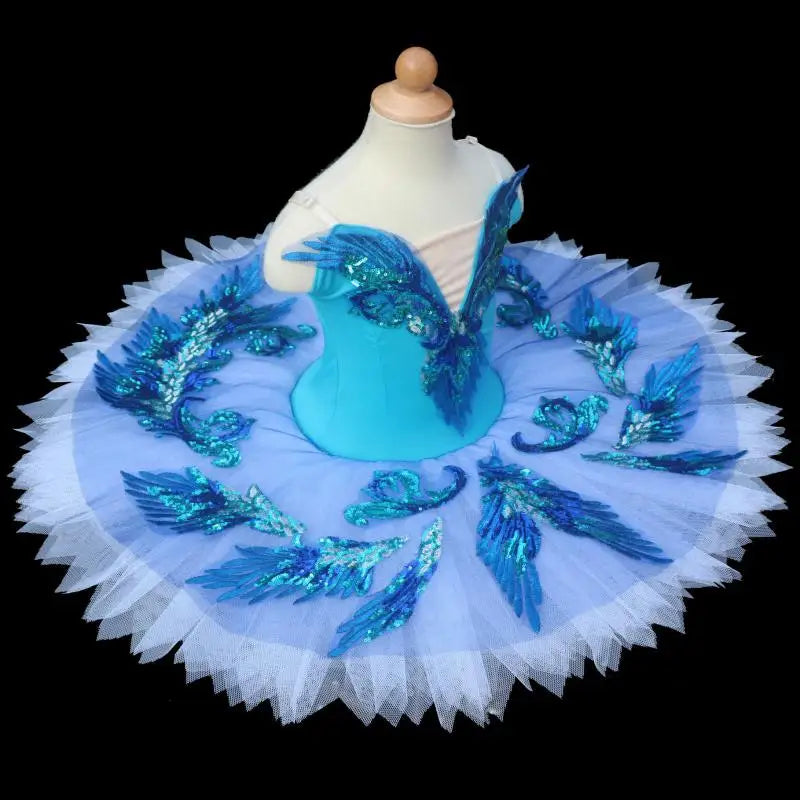 Blue Bird Professional Ballet Tutu Ballerina Dress Dance Costume