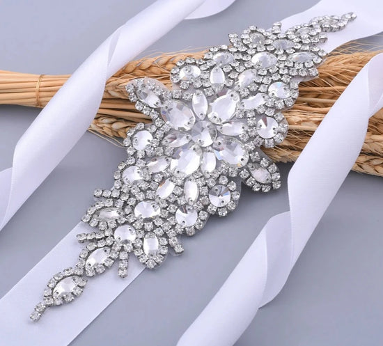 Rhinestone Dress Bridal Sash Belt Wedding Accessories