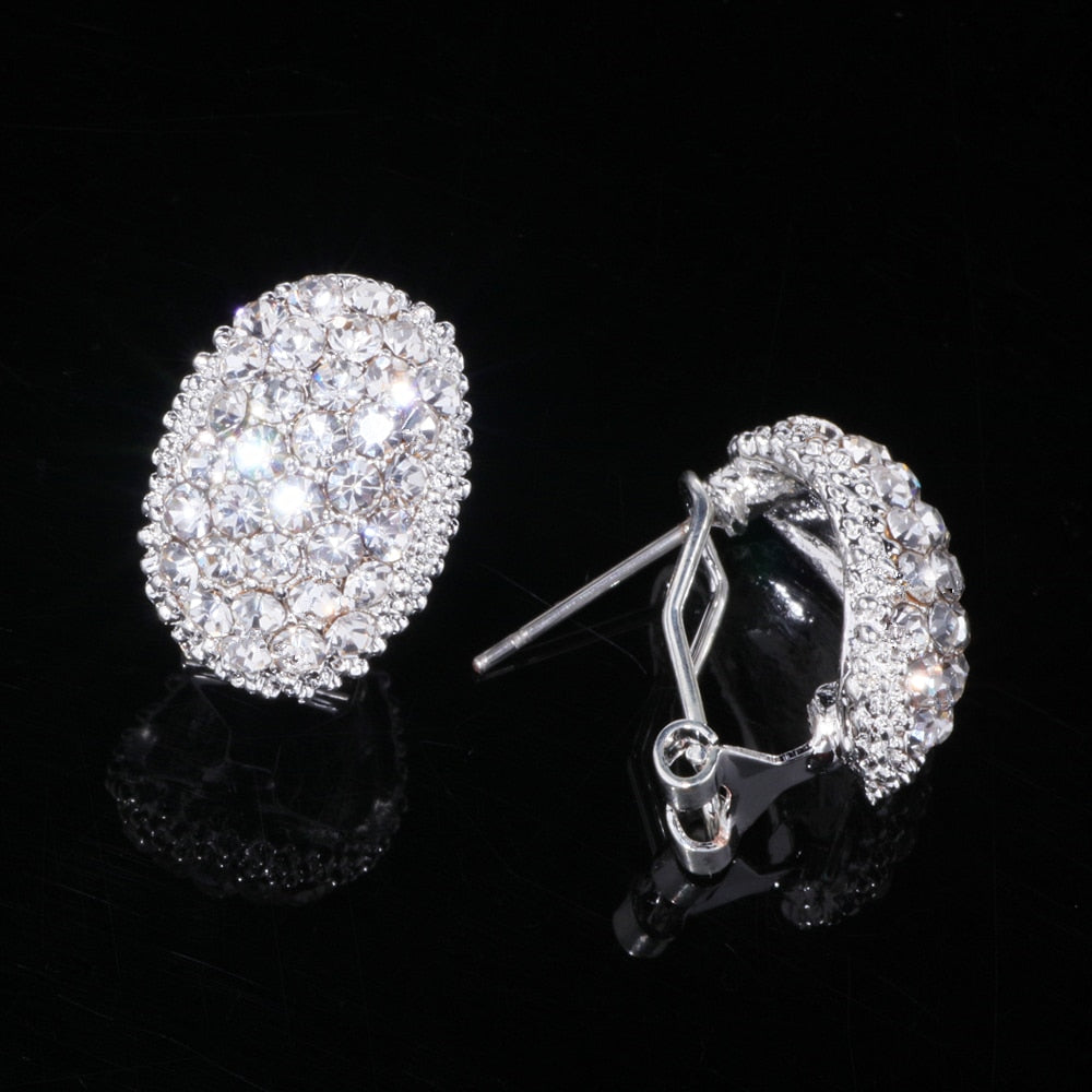 
                      
                        Classic Design Romantic Jewelry AAA Cubic Zirconia Stone Stud Earrings
                      
                    