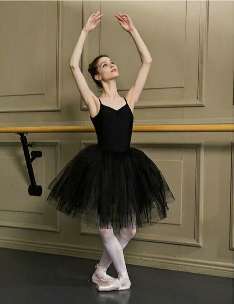 
                      
                        Swan Ballet Costume Sleeveless Backless Professional Long Tutu For Girls
                      
                    