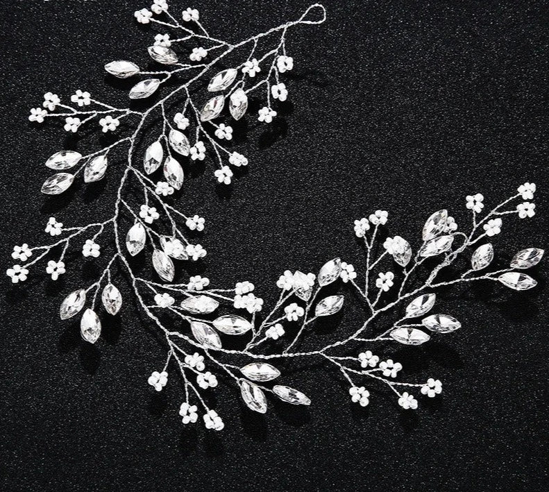 Handmade Flower Leaf Headbands Bridal Hair Vine Accessories